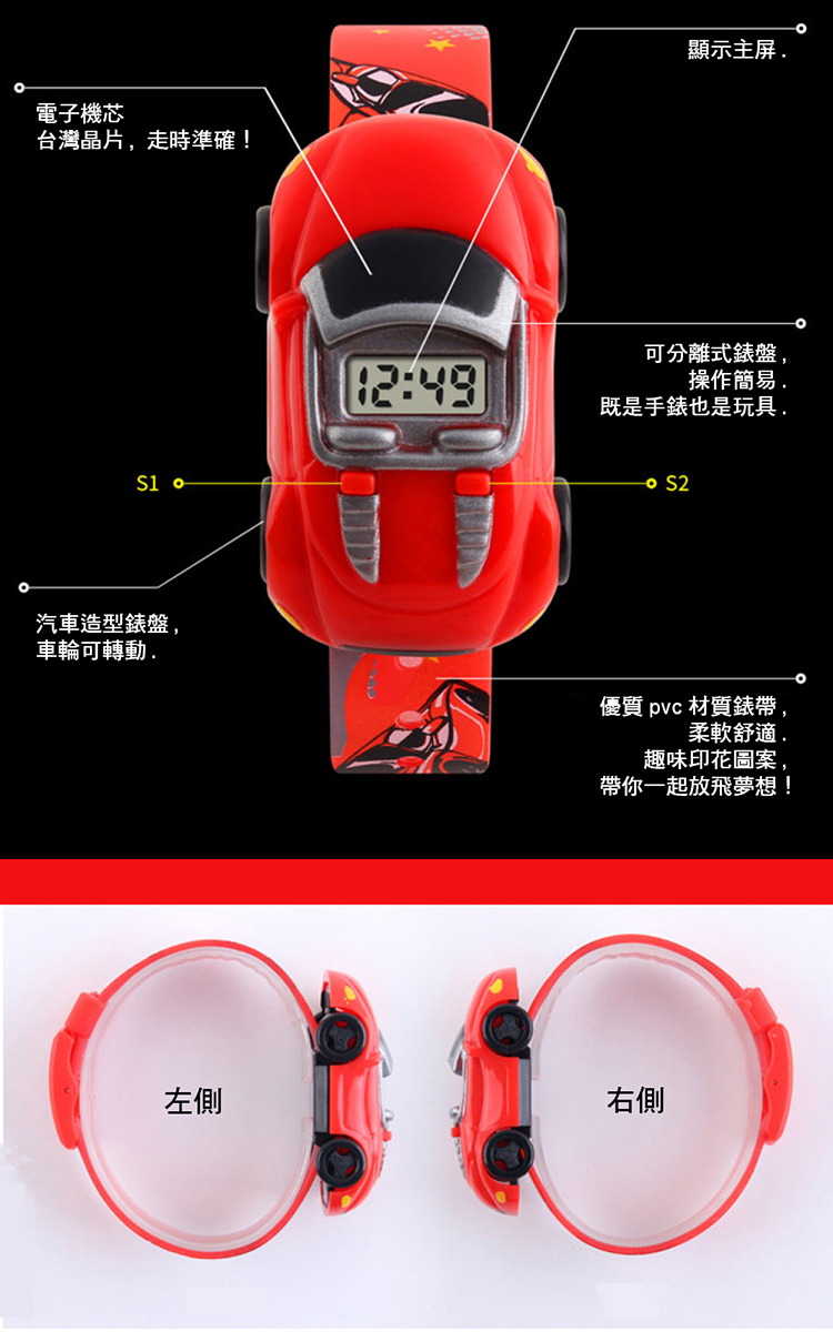 優質 pvc 材質錶帶,