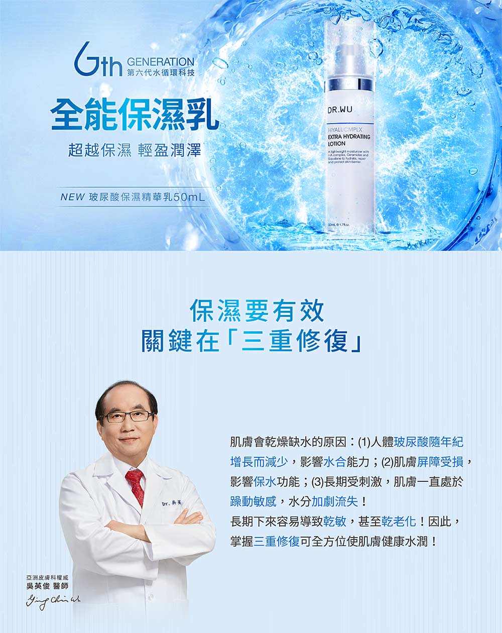 增長而減少,影響水合能力2肌膚屏障受損,