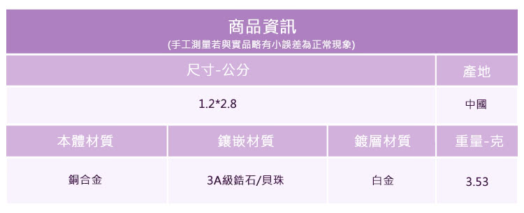 手工測量若與實品略有小誤差為正常現象