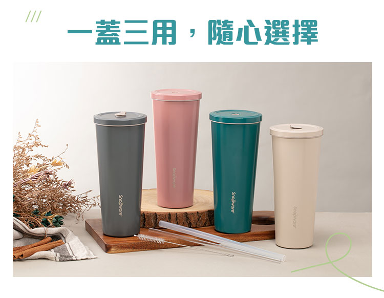 一蓋三用,隨心選擇 