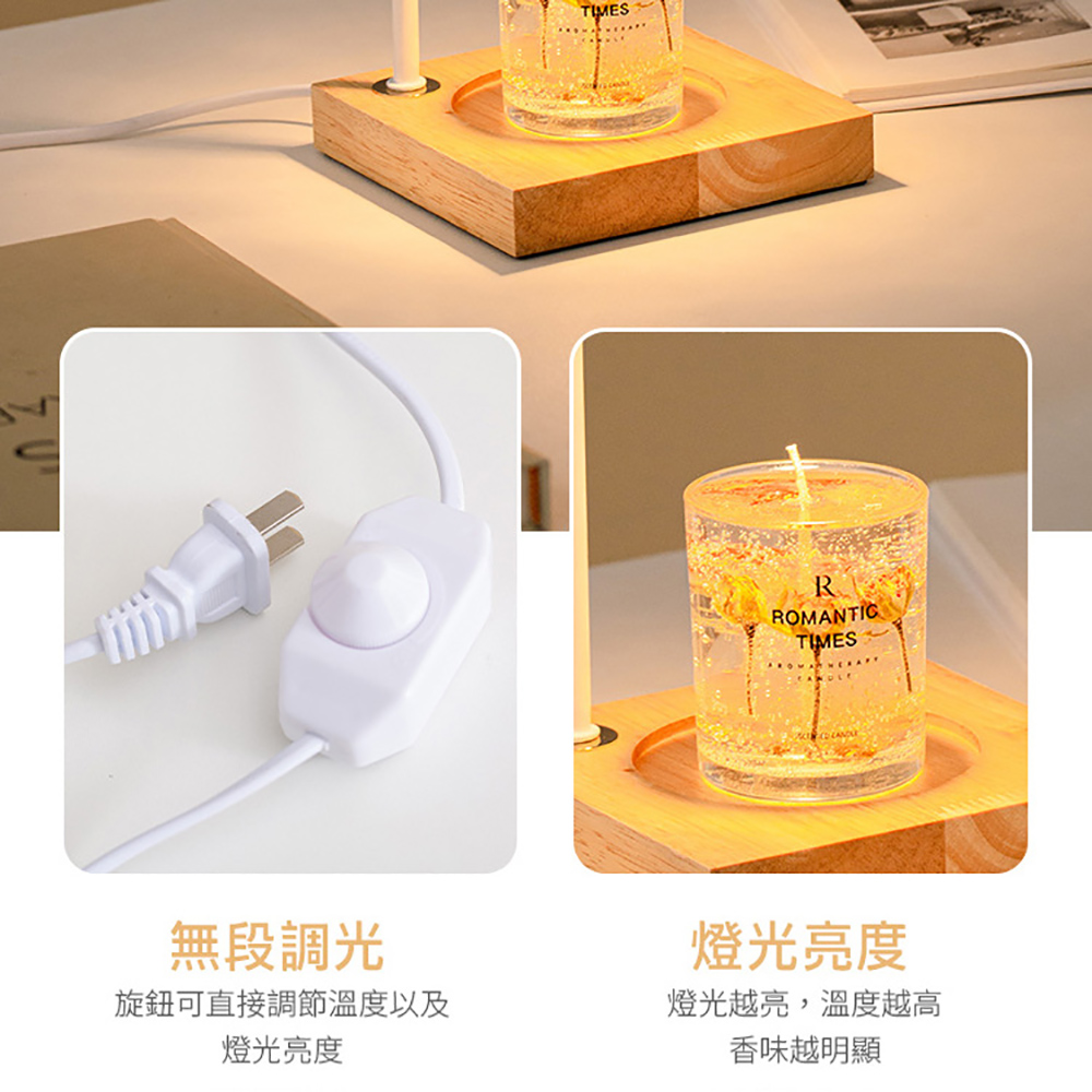 旋鈕可直接調節溫度以及