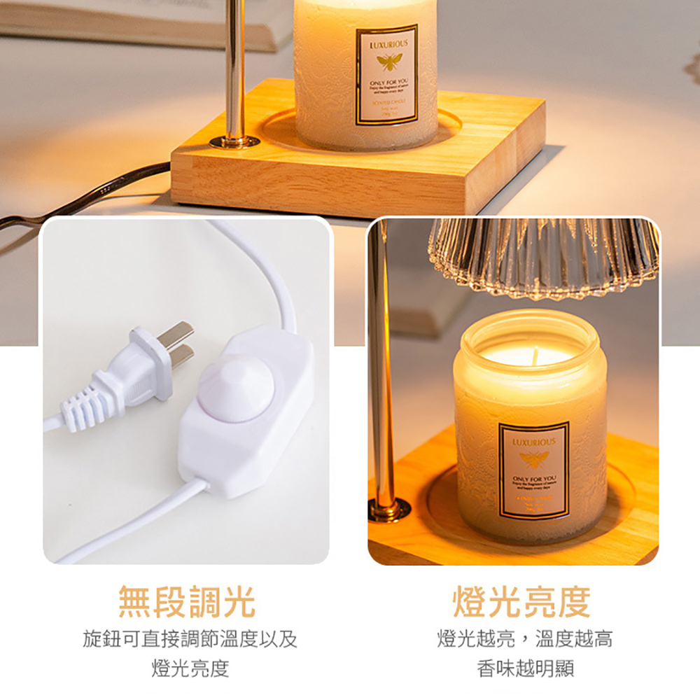 旋鈕可直接調節溫度以及