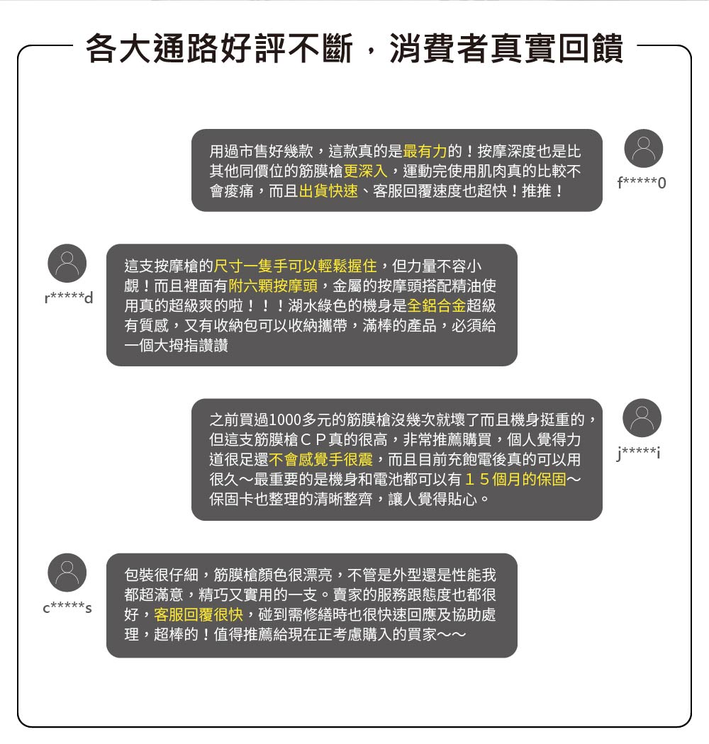 之前買過1000多元的筋膜槍沒幾次就壞了而且機身挺重的,