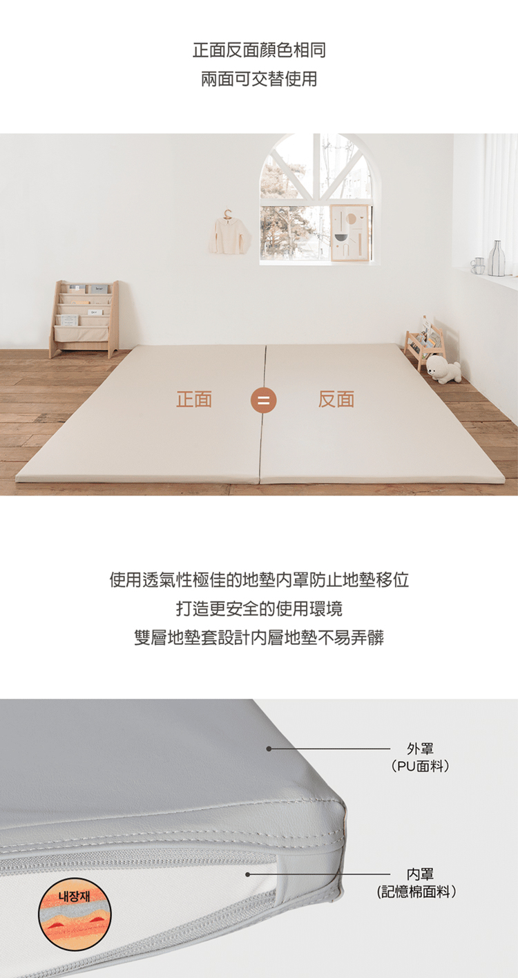 Alzipmat - 韓國 S系列200x120CM無縫式地墊 - 銀河灰地墊