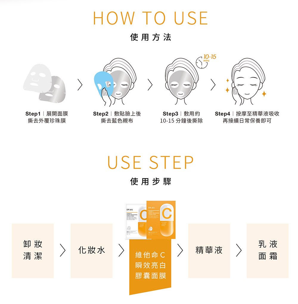 Step4按摩至精華液吸收