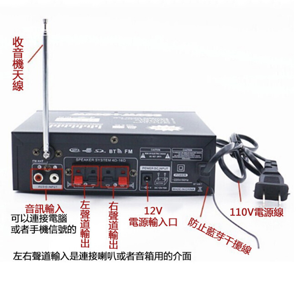 左右聲道輸入是連接喇叭或者音箱用的介面