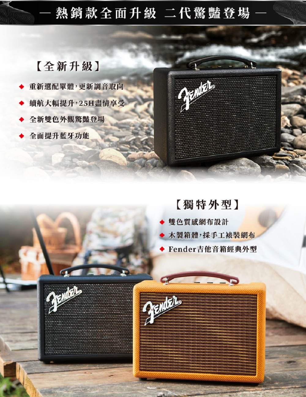 Fender吉他音箱經典外型