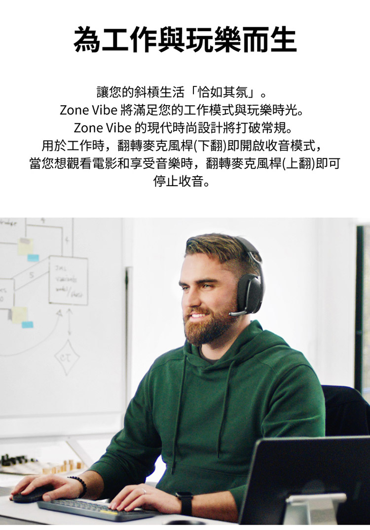 Zone Vibe 將滿足您的工作模式與玩樂時光。