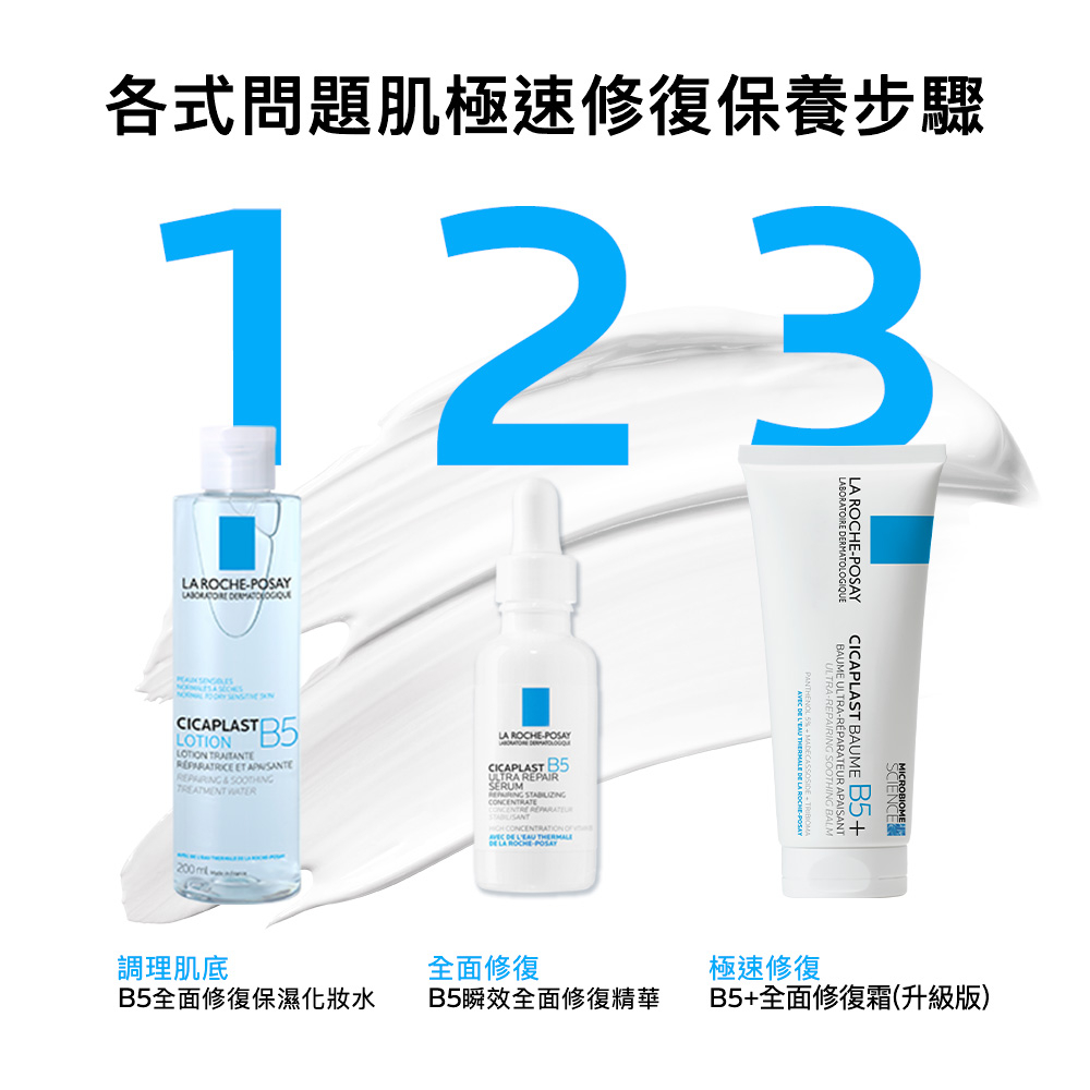 各式問題肌極速修復保養步驟
