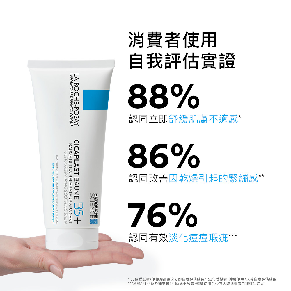 51位受試者,使後產品後之立即自我評估結果51位受試者,連續使用7天後自我評估結果