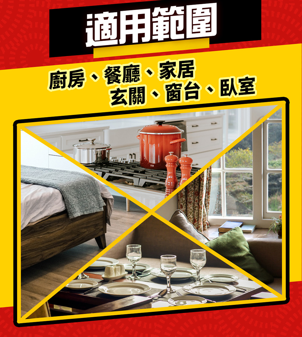 適用範圍 廚房、餐廳、家居 玄關、窗台、臥室 