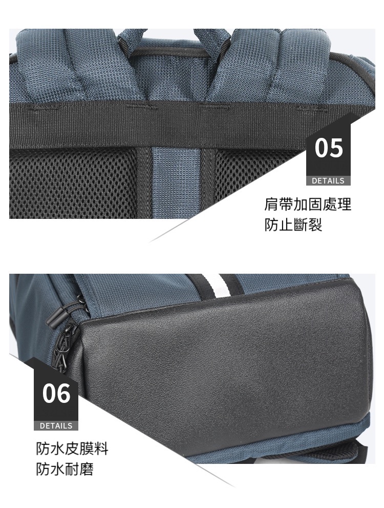 防水皮膜料 防水耐磨 肩带加固處理 防止斷裂 