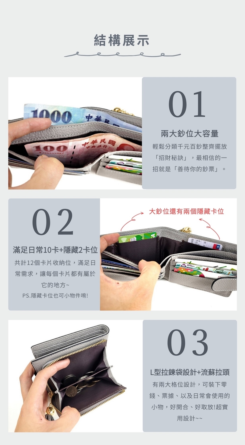 共計12個卡片收納位,滿足日