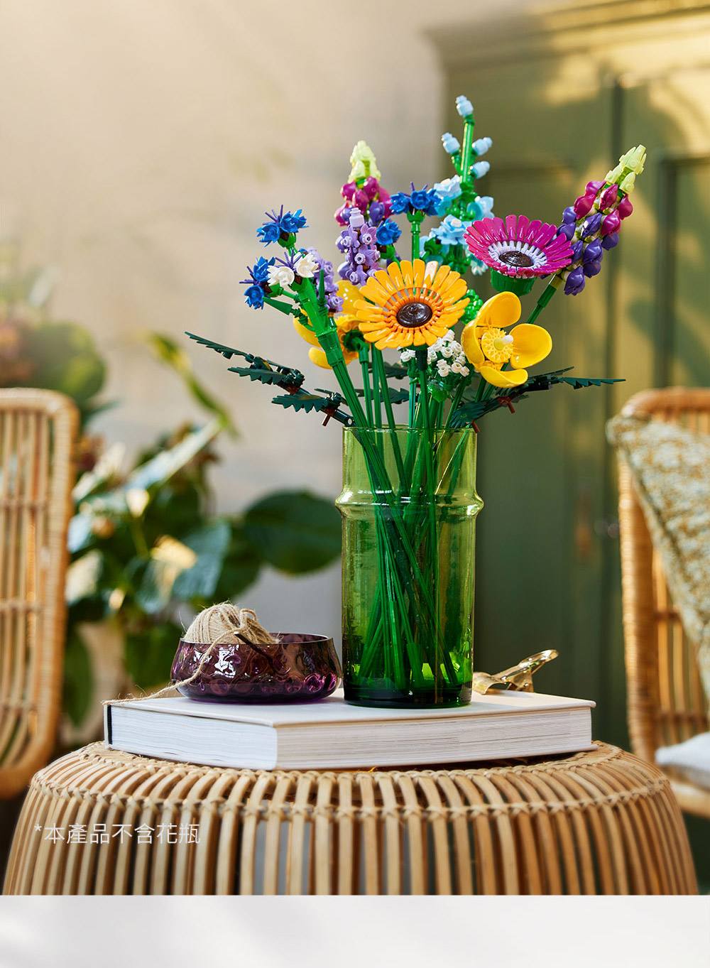 本產品不含花瓶 