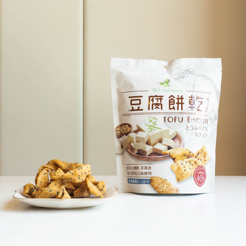 池上 Chihshang 豆腐餅乾 使用台灣產非基改 黃豆製成豆腐使用 食物繊維 