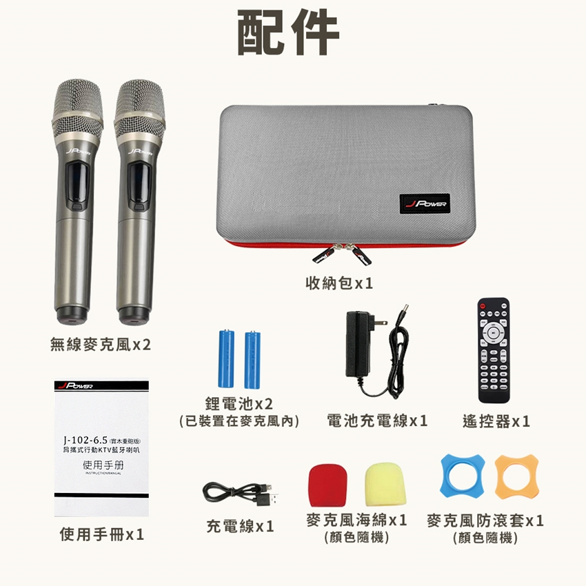 麥克風海綿x1 麥克風防滾套x1