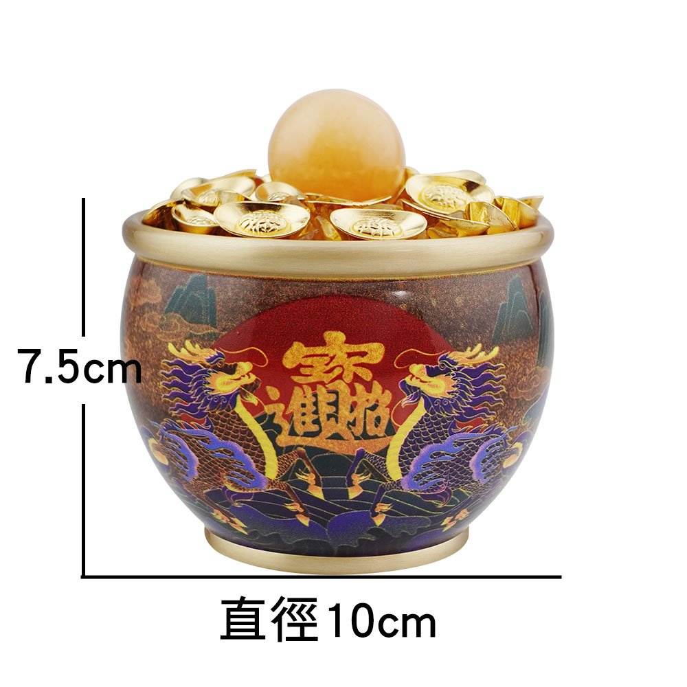 命運好好玩】湯鎮瑋-招財麒麟黃銅聚寶盆(入厝禮) - momo購物網- 好評