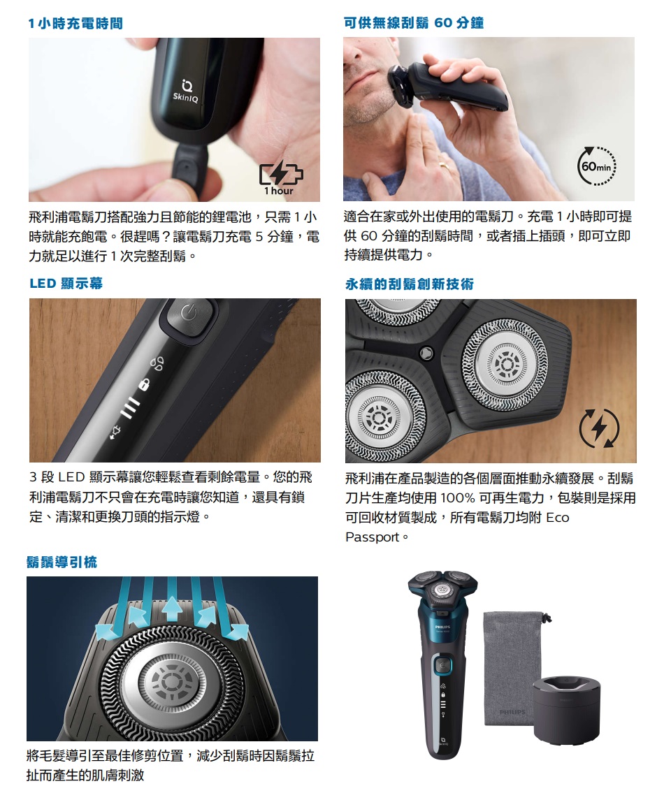3 段 LED 顯示幕讓您輕鬆查看剩餘電量。您的飛