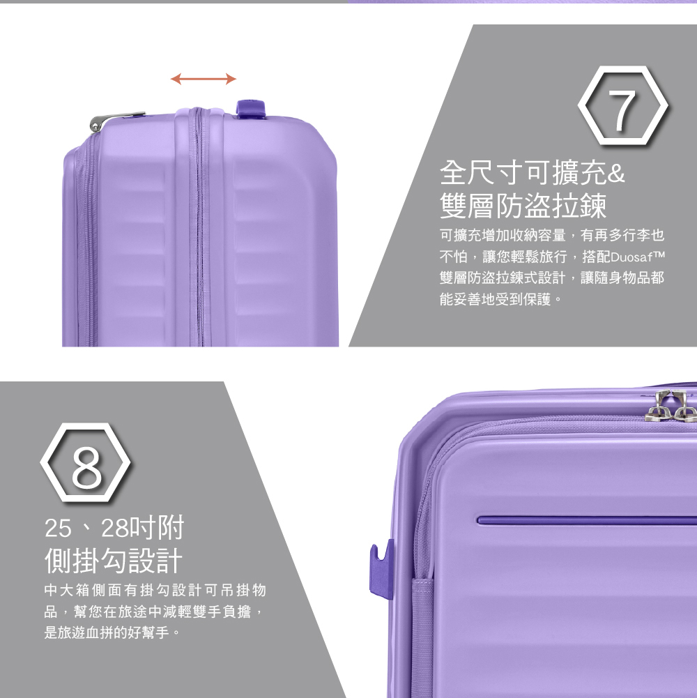 不怕,讓您輕鬆旅行,搭配DuosafTM