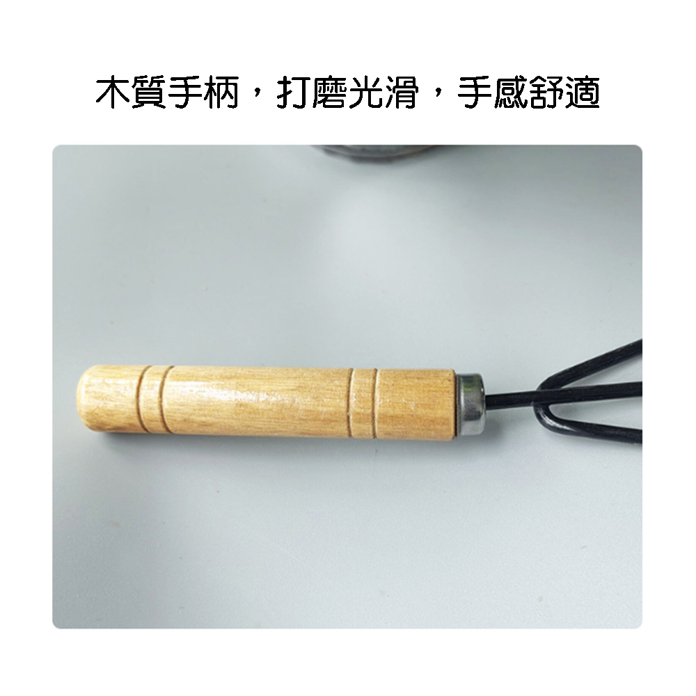 木質手柄,打磨光滑,手感舒適 