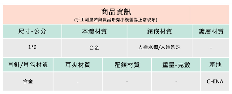 手工測量若與實品略有小誤差為正常現象