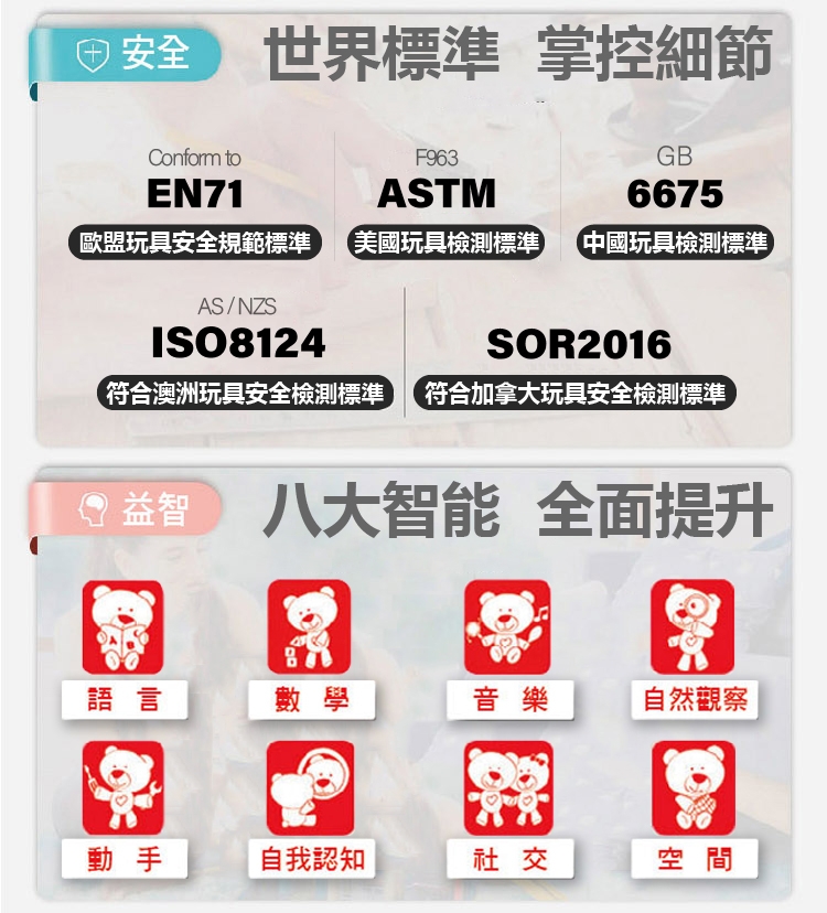 符合加拿大玩具安全檢測標準
