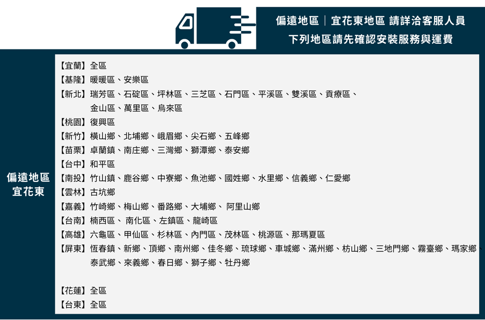 屏東恆春鎮、新鄉、頂鄉、南州鄉、佳冬鄉、琉球鄉、車城鄉、滿州鄉、枋山鄉、三地門鄉、霧臺鄉、瑪家鄉