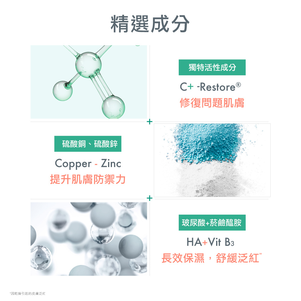 因乾燥引起的皮膚泛紅
