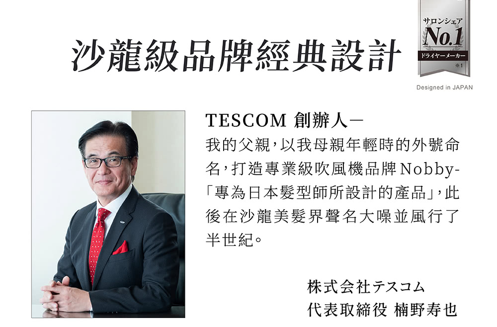 名,打造專業級吹風機品牌Nobby
