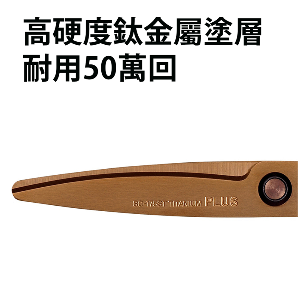 高硬度鈦金屬塗層 耐用50萬回 