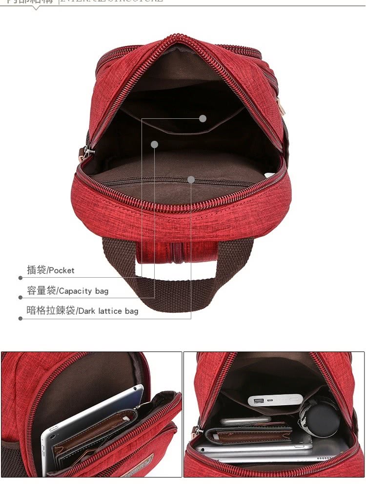 暗格拉鍊袋Dark lattice bag 