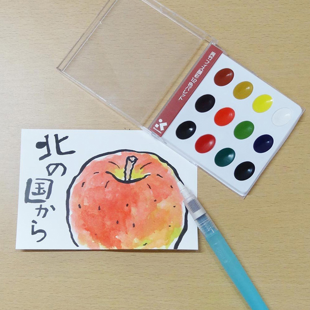 呉竹顔彩12色 北国 