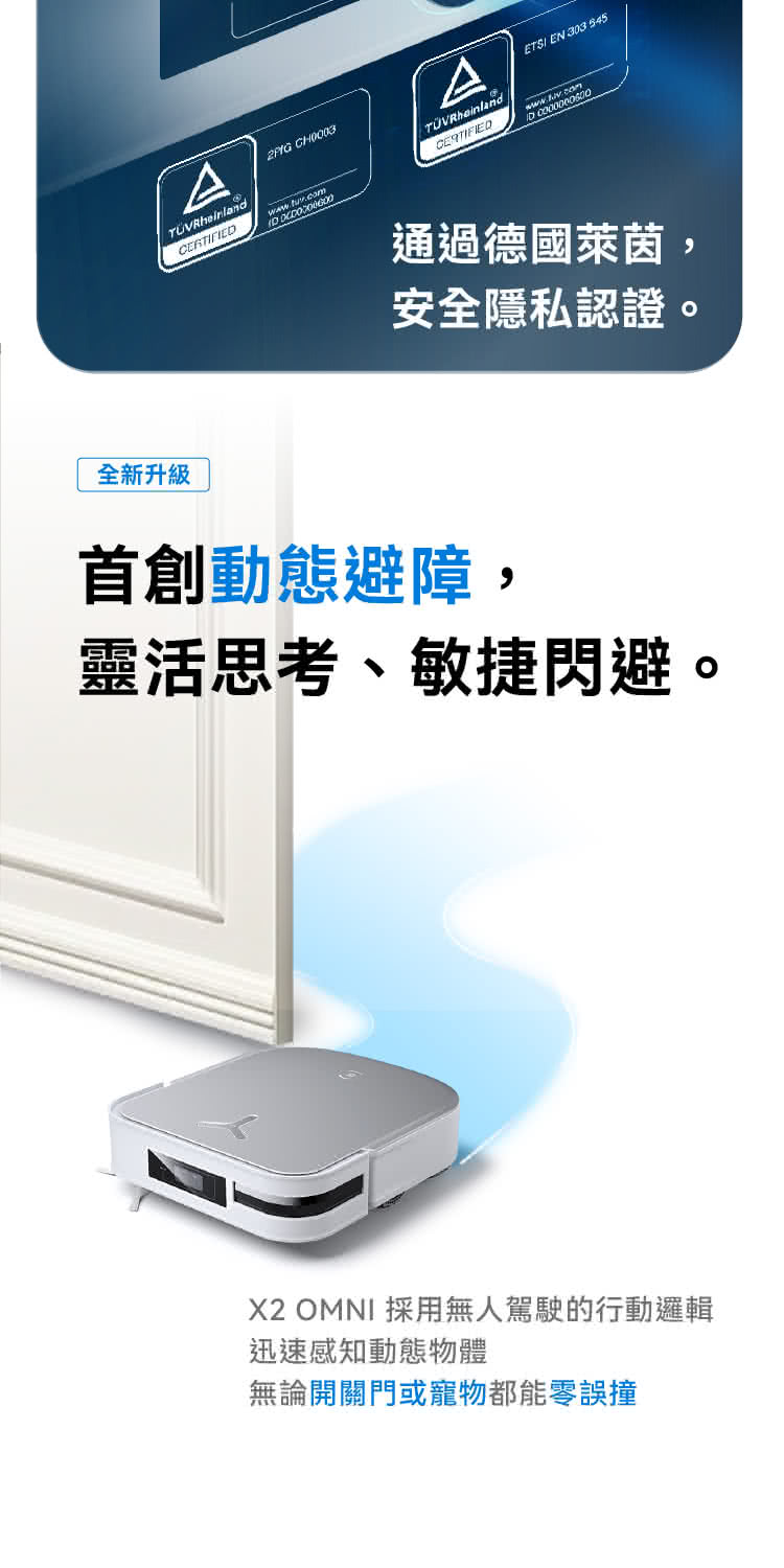 X2 OMNI 採用無人駕駛的行動邏輯