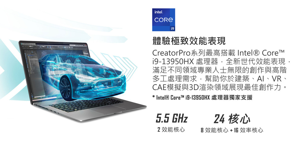 Intel Core i913950X 處理器獨家支援