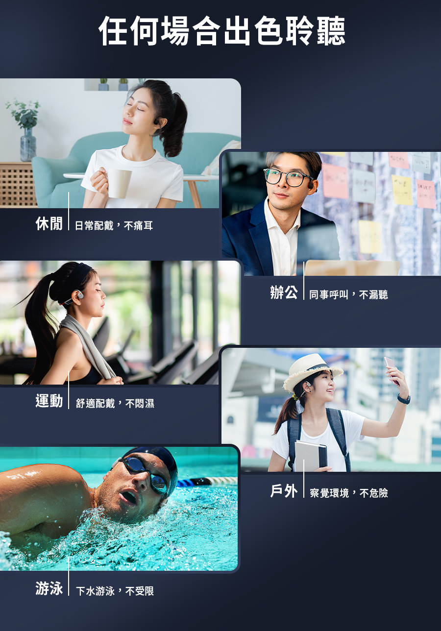休閒日常配戴,不痛耳