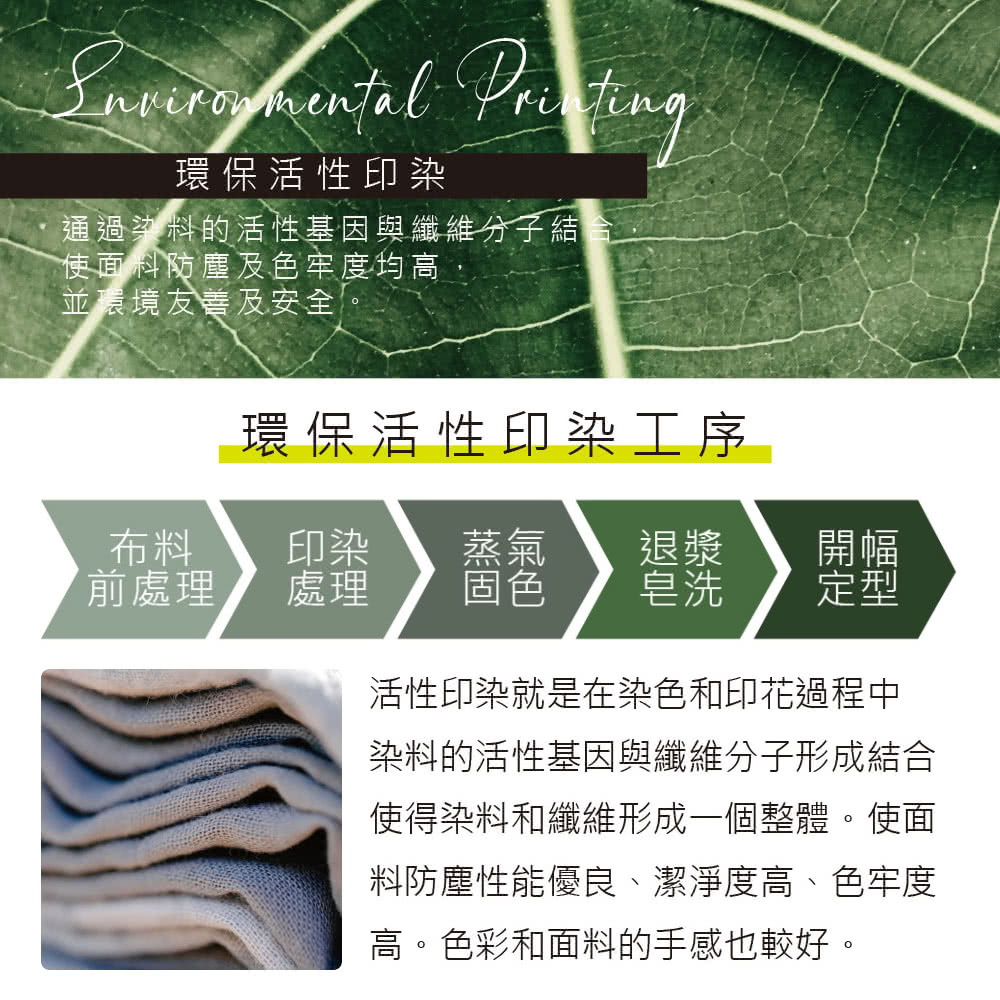 通過染料的活性基因與纖維分子結合