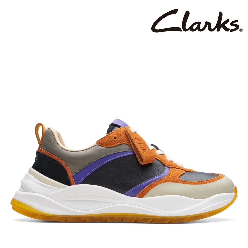 Clarks 女鞋 Mercur Lite Oak 疊加拼色