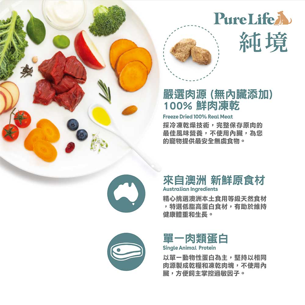 精心挑選澳洲本土食用等級天然食材