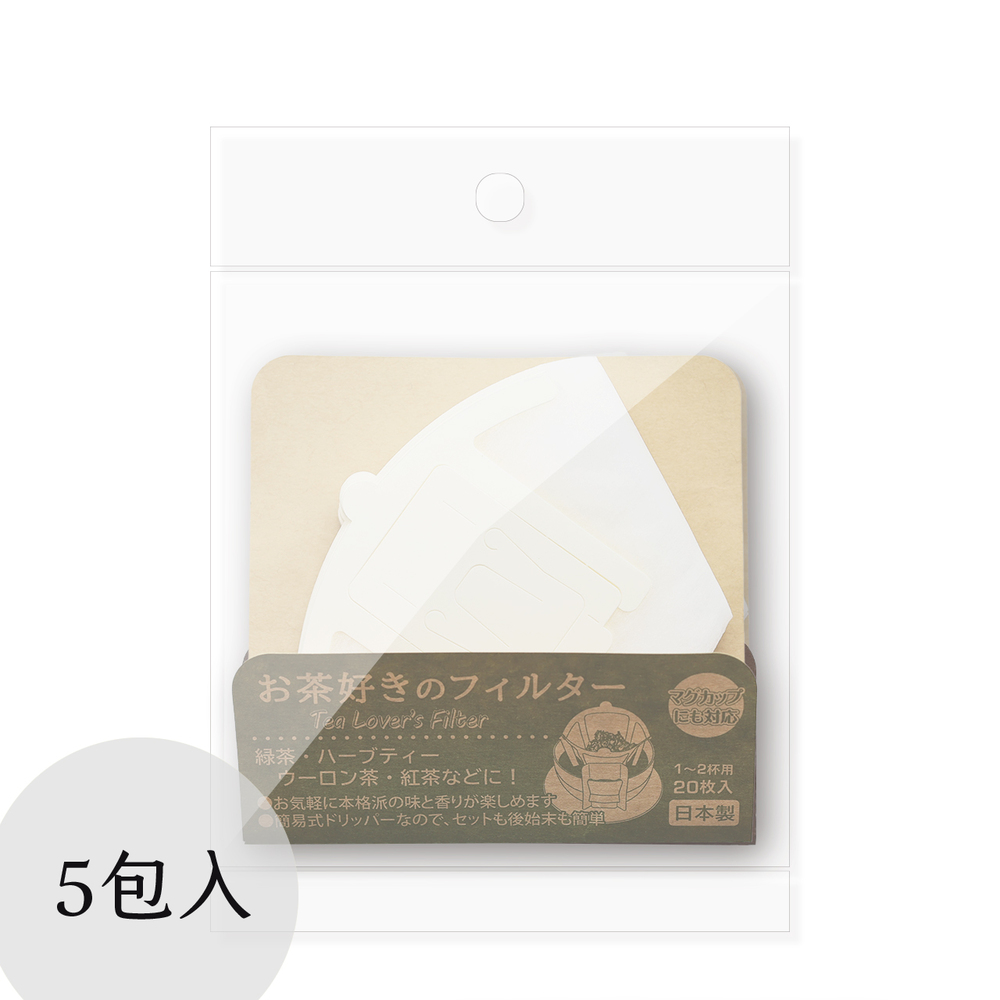 TOKIWA Coffee Lover 耳掛式茶類濾紙 5包