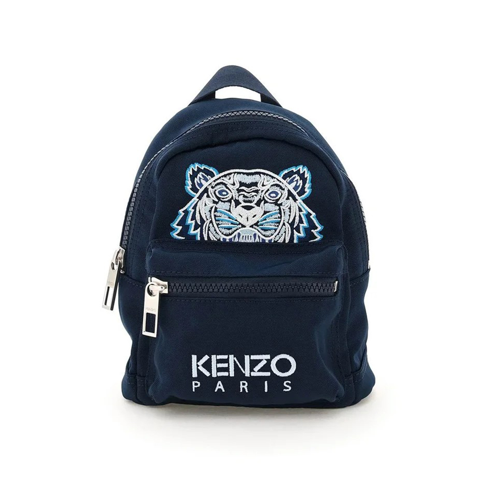 KENZO Kampus 老虎刺繡迷你背包 深藍色(5SF3