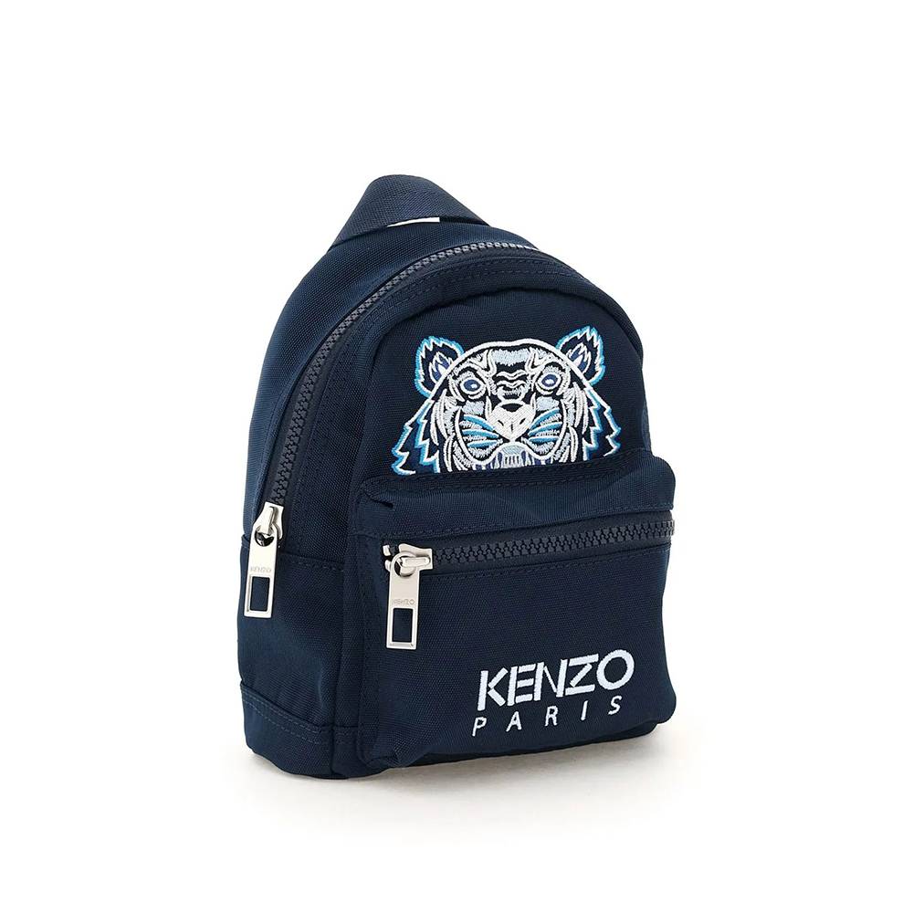 KENZO Kampus 老虎刺繡迷你背包 深藍色(5SF3