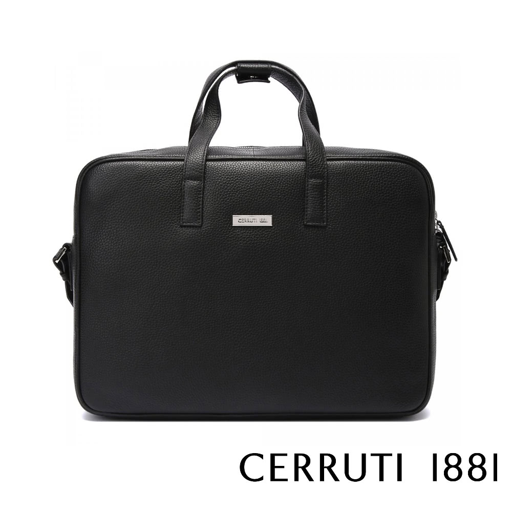 Cerruti 1881 頂級義大利小牛皮公事包/斜背包 C