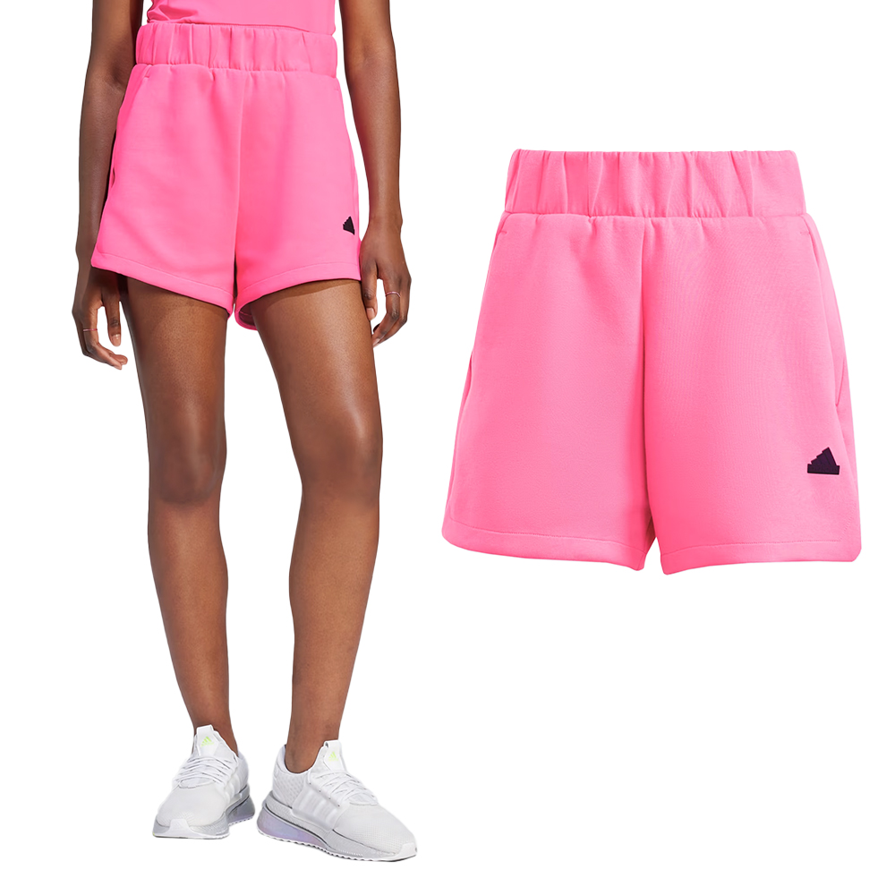 adidas 愛迪達 W Z.N.E. SHORT 女款 粉