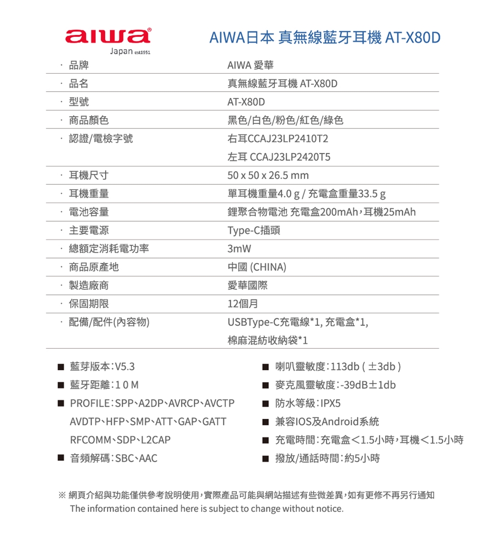 網頁介紹與功能僅供參考說明使用,實際產品可能與網站描述有些微差異,如有更修不再另行通知