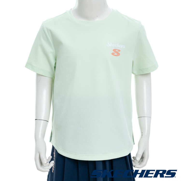 SKECHERS 女童短袖衣(P323G017-004B) 