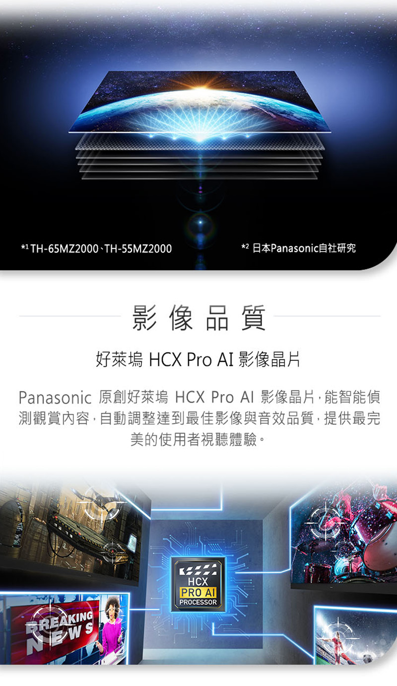 Panasonic 國際牌 55吋 4K UHD OLED連