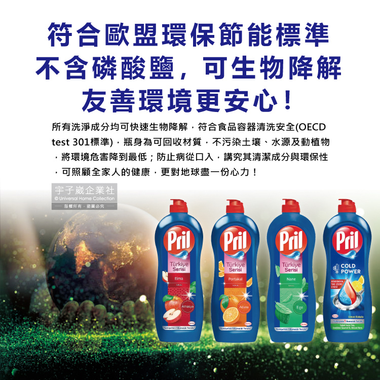 test 301標準,瓶身為可回收材質,不污染土壤、水源及動植物