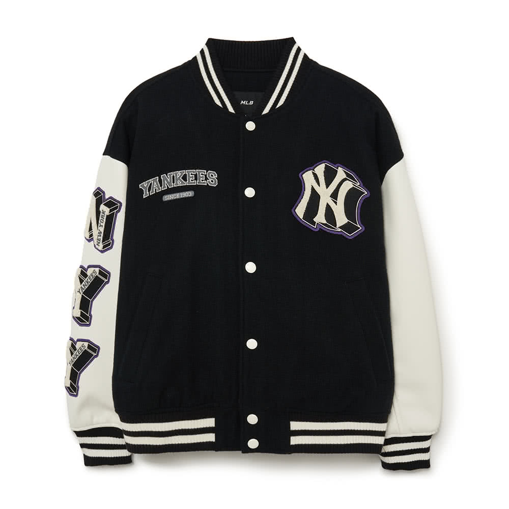 MLB 羊毛縫標飛行夾克外套 棒球外套 Varsity系列 