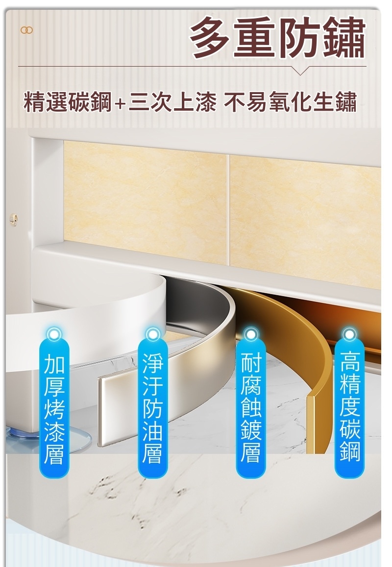 精選碳鋼三次上漆 不易氧化生鏽