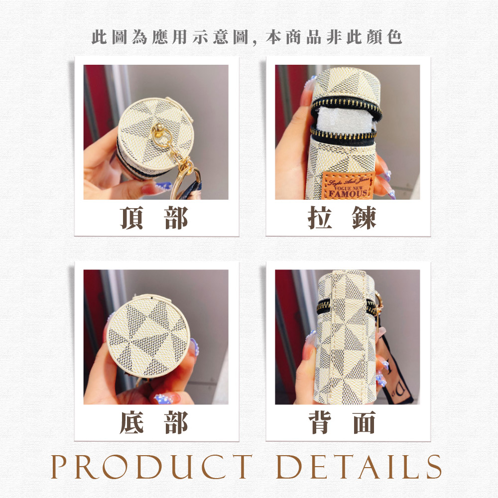 此圖為應用示意圖, 本商品非此顏色 頂部 拉鍊 底部 背面 